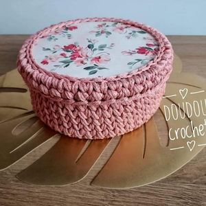 Handmade floral basket